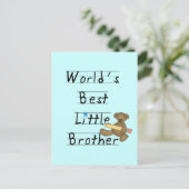 Wereld Beste Broedershirts en cadeaus Briefkaart (Staand voorkant)