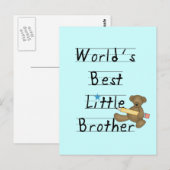 Wereld Beste Broedershirts en cadeaus Briefkaart (Voorkant / Achterkant)