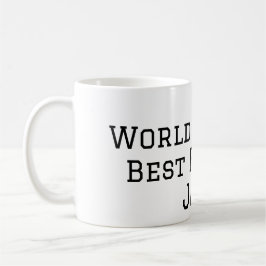 Wereld beste broer voeg naam tekst sport tekst een koffiemok