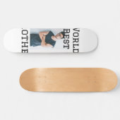 Wereld beste broer voeg naam tekst sport tekst een persoonlijk skateboard (Horizontaal)