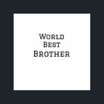 Wereld beste broer voeg naam tekst sport tekst een  zelfinktende stempel<br><div class="desc">ontwerp</div>