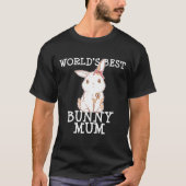 Wereld Beste Bunny Mum Cool Easter Schattige Konij T-shirt (Voorkant)