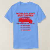Wereld beste bus driver 4 t-shirt (Design voorkant)