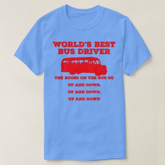 Wereld beste bus driver 4 t-shirt (Design voorkant)