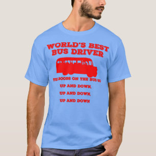 Wereld beste bus driver 4 t-shirt
