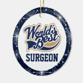 Wereld beste chirurgische cadeau keramisch ornament (Links)