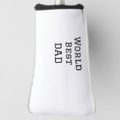Wereld beste DAD VADER naam toevoegen tekst sport Golfheadcover (Draai 90)