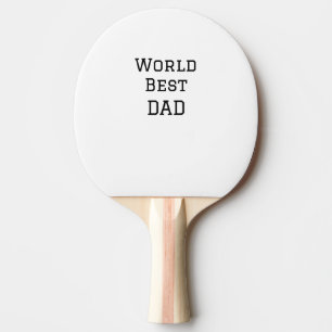 Wereld beste DAD VADER naam toevoegen tekst sport  Tafeltennisbatje
