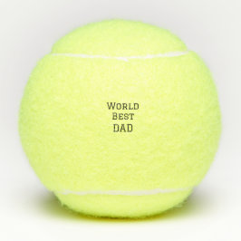 Wereld beste DAD VADER naam toevoegen tekst sport  Tennisballen