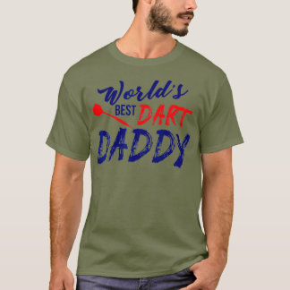 Wereld Beste Dart Daddy Sportman T-shirt