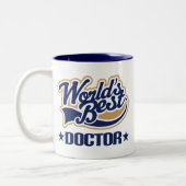 Wereld Beste dokter Tweekleurige Koffiemok (Links)