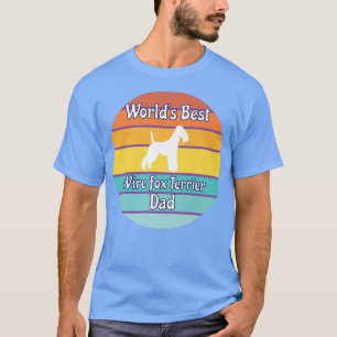 Wereld beste draad voor vader Terrier T-shirt