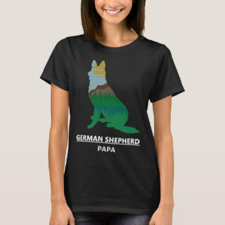 Wereld beste Duitse Shepherd Papa T-shirt