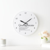 Wereld Beste grootouders zwart en wit Grote Klok (Huis)