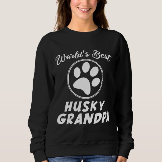 Wereld Beste Husky Opa Trui (Voorkant)