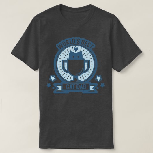 Wereld beste kat pa5 t-shirt (Design voorkant)