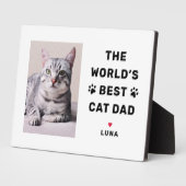 Wereld beste kat pa Pet Lover foto Fotoplaat (Zijkant)