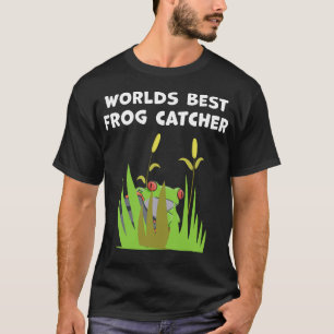 Wereld beste kikkervisser Gift Lake Amphibian Fan T-shirt