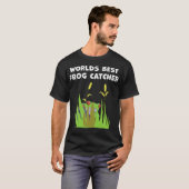 Wereld beste kikkervisser Gift Lake Amphibian Fan T-shirt (Voorkant volledig)