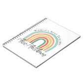 Wereld Beste leraar elementaire regenboog Notitieboek (Linkerzijde)