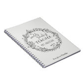 wereld beste leraar moderne minimale adem notitieboek (Rechterzijde)