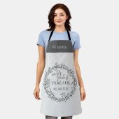 wereld beste leraar moderne minimale adem schort (Gedragen)