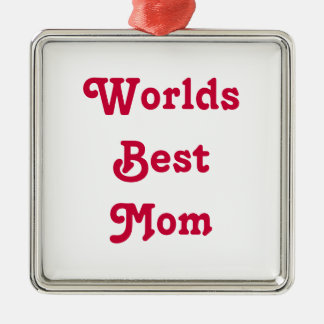 Wereld Beste Mam Medal die ornament hangt