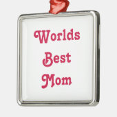 Wereld Beste Mam Medal die ornament hangt (Links)