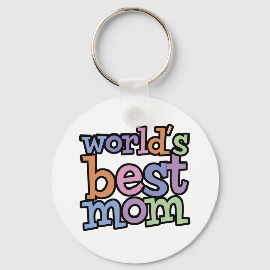 Wereld Beste mam T-shirts en cadeautjes Sleutelhanger (Voorkant)