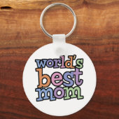 Wereld Beste mam T-shirts en cadeautjes Sleutelhanger (Voorkant)