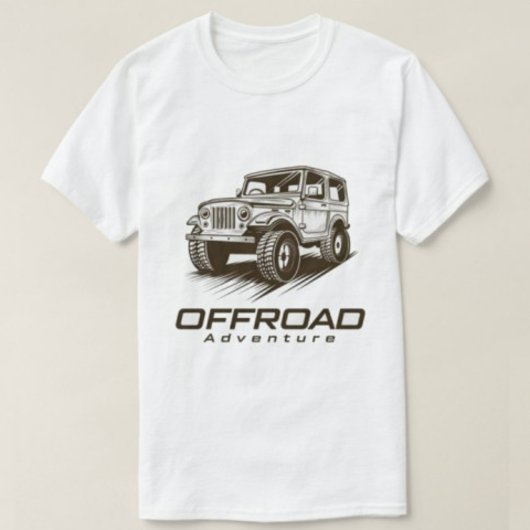 Wereld Beste Moderne Offroad Print Wit T-shirt