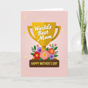 Wereld Beste Moeder Award Kaart