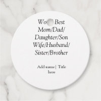 Wereld beste moeder echtgenoot vrouw vader dochter