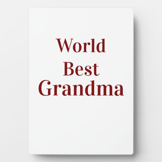 Wereld beste oma grootmoeder grootouders roze n fotoplaat (voorkant)