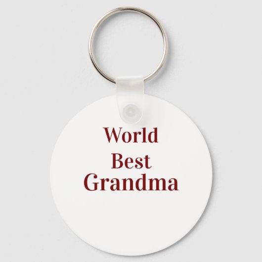 Wereld beste oma grootmoeder grootouders roze n sleutelhanger (Voorkant)