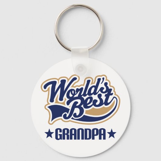 Wereld beste opa-cadeau sleutelhanger (Voorkant)
