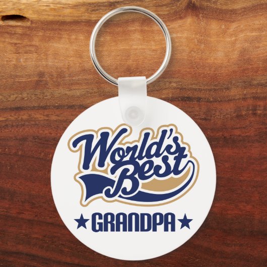 Wereld beste opa-cadeau sleutelhanger (Voorkant)