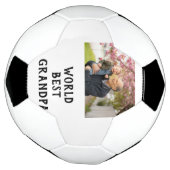 Wereld beste opa foto naam vaderdag opa voetbal (Gedraaid)