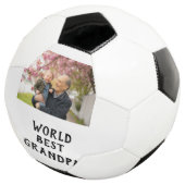 Wereld beste opa foto naam vaderdag opa voetbal (Drie kwart)