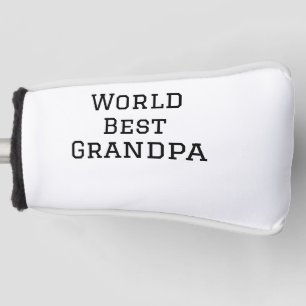 Wereld beste opa voeg naam tekst sport tekst eenvo golfheadcover