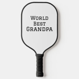 Wereld beste opa voeg naam tekst sport tekst eenvo pickleball paddle
