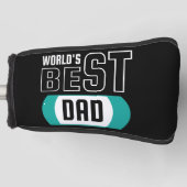 Wereld beste pa Golf Head Hoesje Golfheadcover (Voorkant)