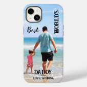 Wereld beste papa aangepaste foto Case-Mate iPhone case (Achterkant)