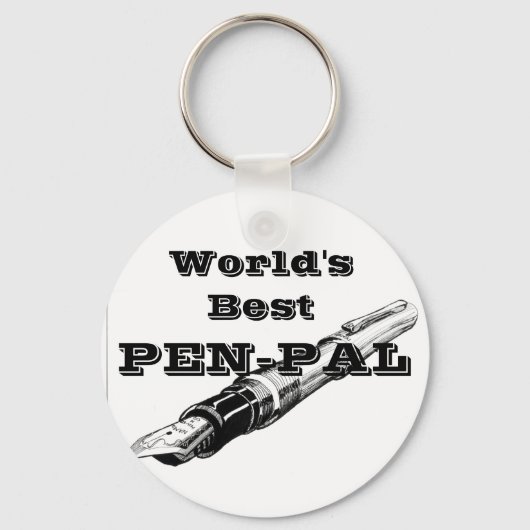 Wereld Beste Penvriend Sleutelhanger (Voorkant)