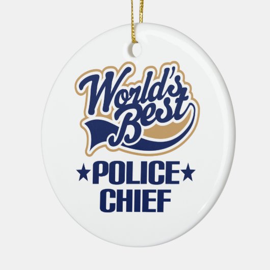 Wereld Beste politiecommandant Ornament Keepomwill (Links)
