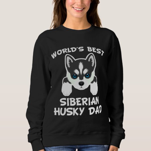 Wereld Beste Siberische Husky Vader 45 Trui (Voorkant)