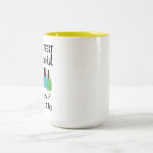 Wereld beste stagiair tweekleurige koffiemok (Center)