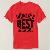 Wereld beste vader1 t-shirt (Design voorkant)
