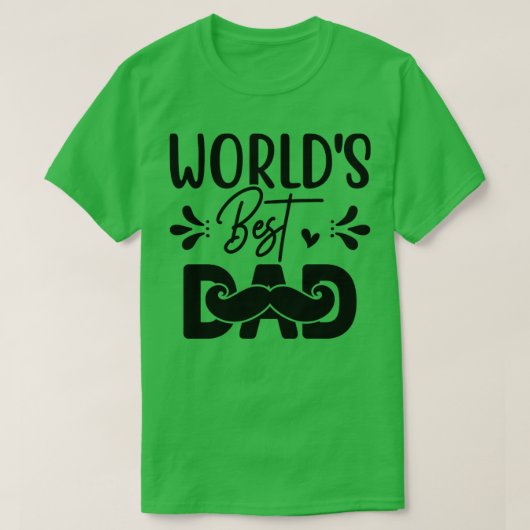 Wereld beste vader2 t-shirt (Design voorkant)