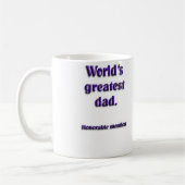 Wereld beste vader eervolle vermelding koffiemok (Links)